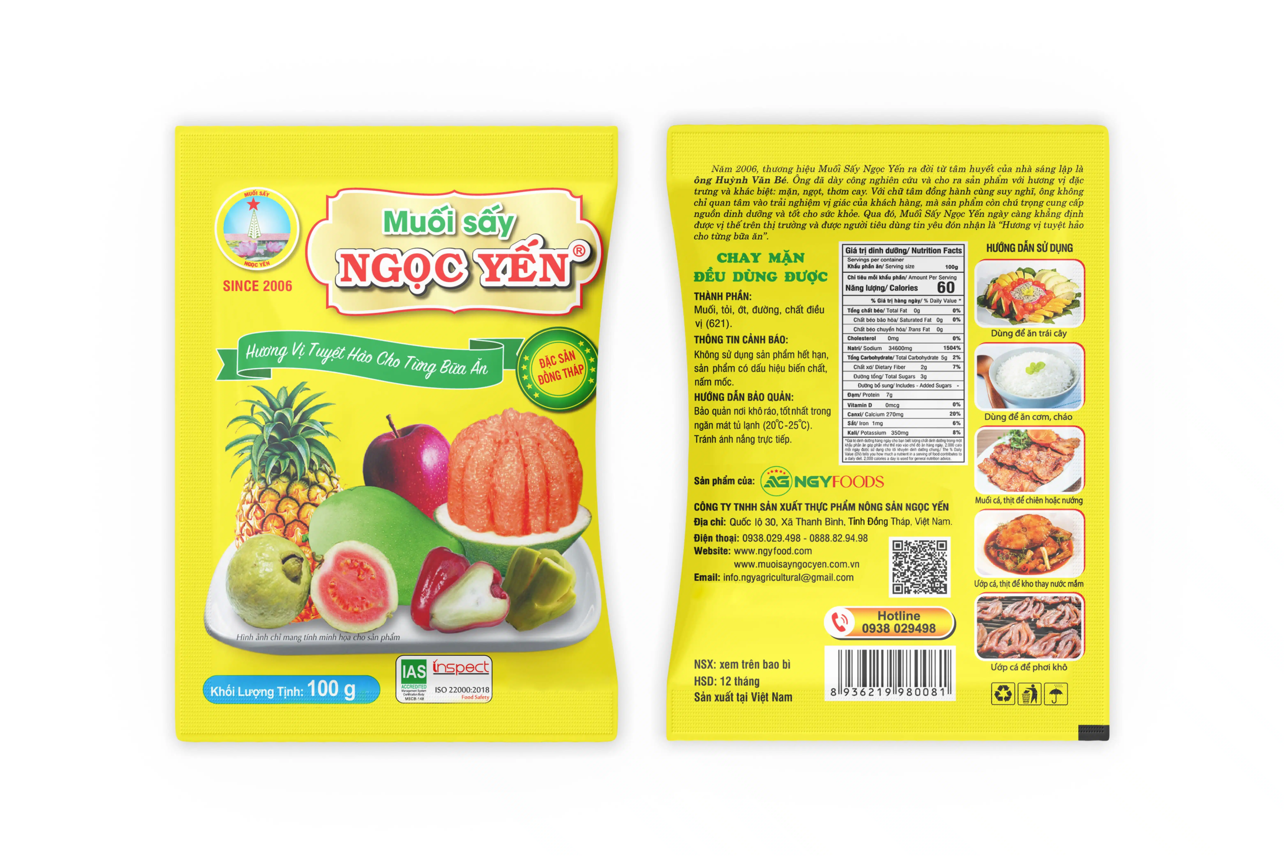 Muối Sấy Ngọc Yến (Gói 100g)
