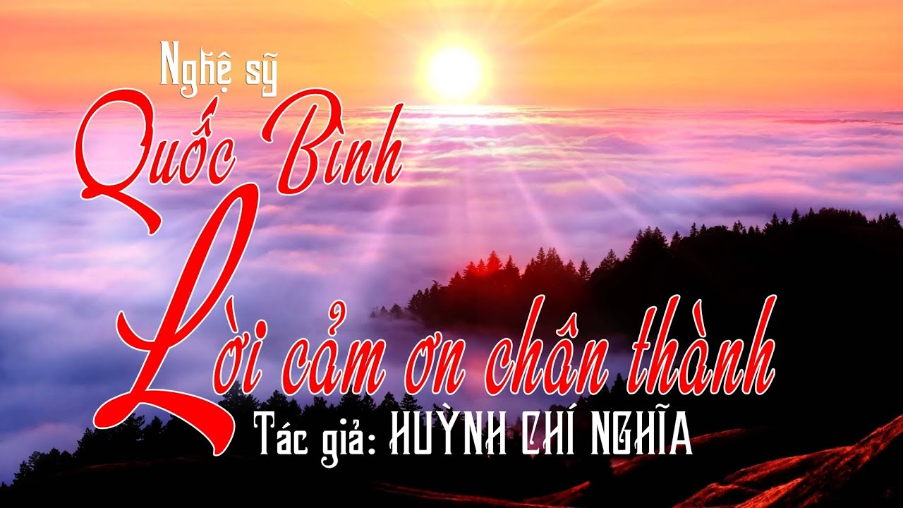 LỜI CẢM ƠN CHÂN THÀNH