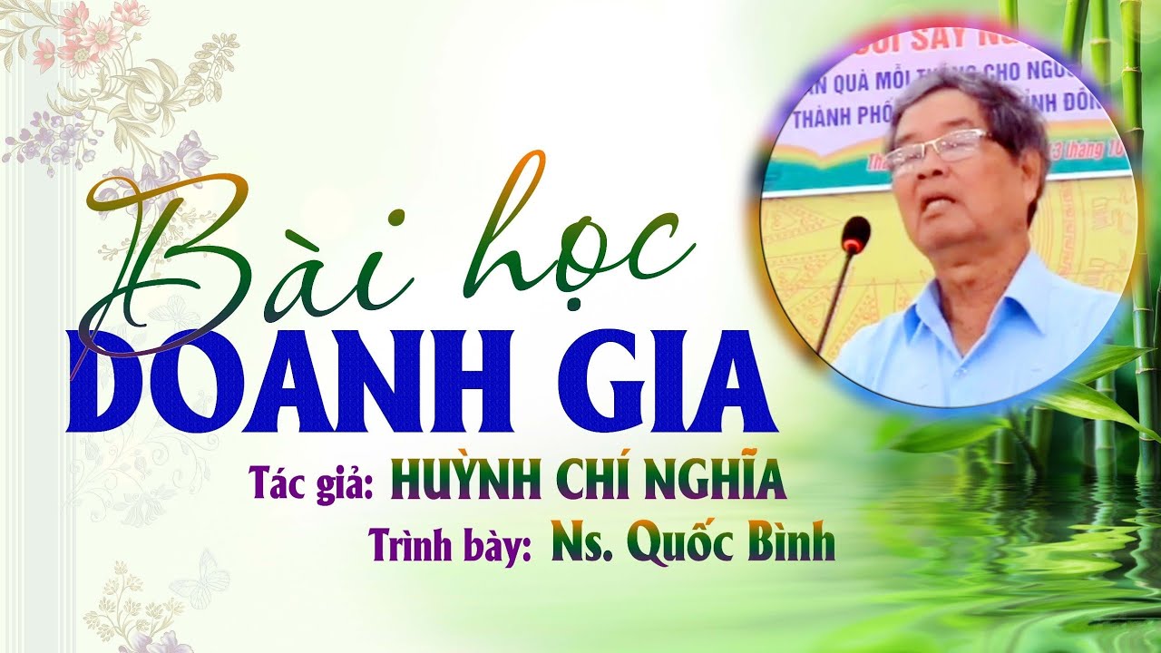 BÀI HỌC DOANH GIA