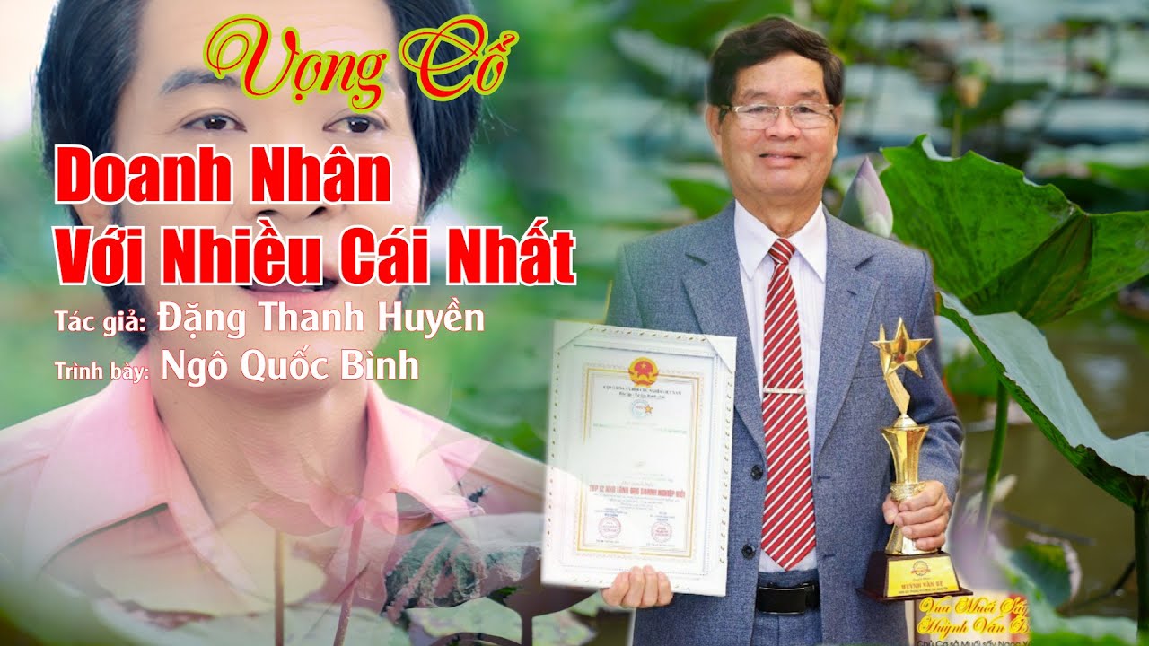 DOANH NHÂN VỚI NHIỀU CÁI NHẤT