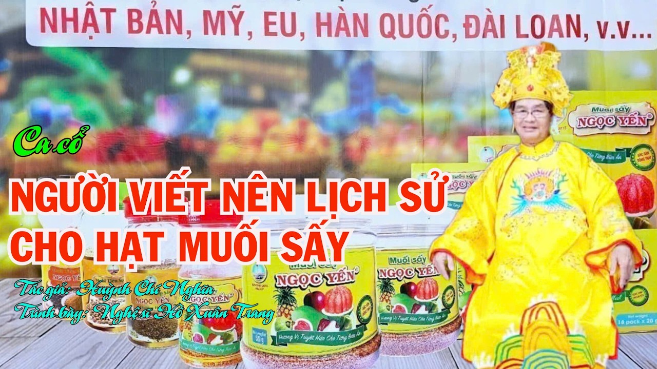 NGƯỜI VIẾT NÊN LỊCH SỬ CHO HẠT MUỐI